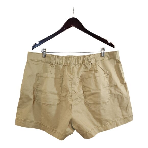 Old Navy High-waisted OG Utility Chino Shorts in Brown Summer Casual Women's XL - Picture 6 of 8